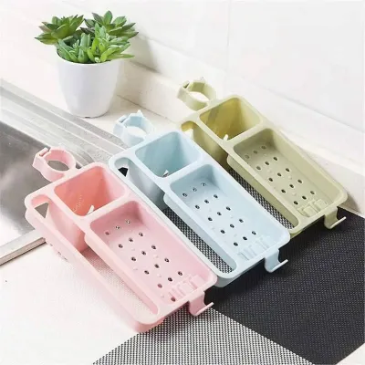 Household Kitchen Faucet Sponge Sink Organizer 